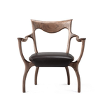 全实木橡木黑胡桃色餐椅简约现代中式餐厅椅子家用酒店靠背休闲椅