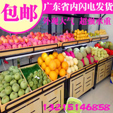 东莞深圳木质钢木超市水果架广州 蔬菜架水果店展示货架干货架