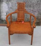 中式红木古典家具茶台座椅 非洲黄花梨文福椅