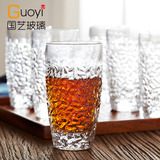 【天天特价】加厚耐热创意水杯啤酒杯洋酒杯子家用透明玻璃杯套装