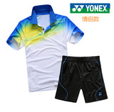 正品 YONEX/尤尼克斯羽毛球服 男女情侣运动短袖套装训练比赛球服