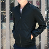 2016秋季新款男士外套短款夹克男棒球服青年薄款上衣修身韩版男装