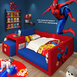 奥妮帝斯儿童床男孩1.2单人床布艺卡通床个性卧室家具小孩儿童床