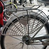 自行车电动车后轮座椅防护网隔离网防脚夹伤挡板护裙围巾网罩包邮
