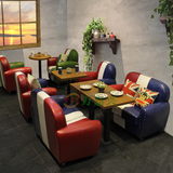 咖啡厅沙发组合 甜品店沙发 西餐厅桌椅卡座沙发奶茶店咖啡馆沙发