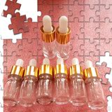 批发精油调配透明玻璃瓶化妆品分装小空瓶子DIY精油瓶5-15毫升