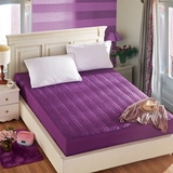 纯色夹棉床笠单件床罩防滑加厚床套席梦思床垫保护罩1.51.8m特价