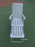 夏季折叠椅白色塑料沙滩椅午休椅子多功能凉椅办公室午睡靠背躺椅