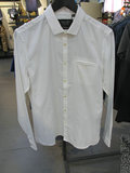 SELECTED思莱德专柜代购白色英国联名款商务男长袖衬衫414405012