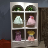童装货柜展示柜服装展架儿童货架展示架奶粉展柜婴儿用品中岛柜