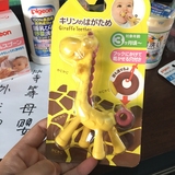 日本代购KJC长颈鹿小鹿型宝宝牙胶咬胶不含BPA婴儿磨牙棒玩具3月+