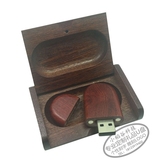 红木椭圆U盘16g创意木质优盘正品包邮时尚个性礼品32G木盒子刻字