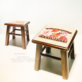 家用现代时尚简约矮凳子实木换鞋凳创意沙发凳茶几凳木质儿童凳