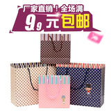 特价 韩版礼品袋 卡通小兵图案 高档手提袋 儿童生日礼物包装袋