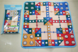 2016525益智儿童棋类大富翁双面地毯式超大号豪华版游戏3岁飞行棋