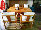 特价茶桌全实木两用茶桌椅组合 明式仿古老榆木茶桌茶台 功夫茶桌