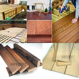 防腐木地板 碳化木户外地板 阳台木方龙骨木板 庭院实木木料10x90