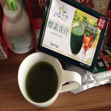 日本代购进口 大麦若叶酵素青汁粉末25包抹茶风味天然代餐调理
