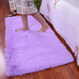 现代加厚可水洗丝毛地毯客厅卧室茶几床边毯纯色地毯地垫满铺特价