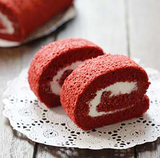 熊猫美食烘焙坊 自制蛋糕卷原料套装套餐 红丝绒蛋糕卷方法