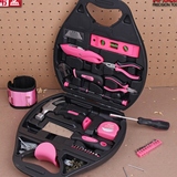 希孟/APOLLO 礼品工具套装 家用五金工具箱 女士粉红色工具 包邮
