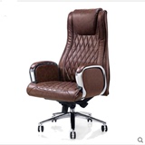 木森新款办公家具 高档时尚真皮老板椅电脑办公椅牛皮现代大班椅