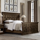 法式原木复古实木双人床 美式新古典6尺大双人床 1.8米欧式皇帝床