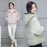 2016年冬季女装新款轻薄棉衣短款加厚冬装棉袄韩版连帽外套面包服