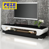 沛泽 创意简约现代小户型电视柜 厚钢化玻璃整装地柜客厅矮柜820