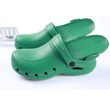 专用新款甜美绿色生防护鞋医用防滑鞋实验室手术室拖鞋男女护士鞋