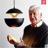 北欧吊灯创意单头餐厅灯卧室床头灯设计师新款铝材艺术小苹果吊灯