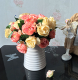 欧式假花仿真花套装装饰花餐桌客厅茶几摆件放插花卉绢花盆栽