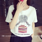 12-13-14-15-16-18岁女孩夏季初高中学生韩版女装短袖T恤衣服女夏