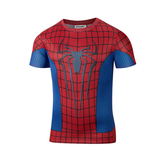 3D图案立体短袖T恤美国队长恶搞蜘蛛侠上衣服夏学生超人男情侣装