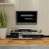 简约电视柜不分左右可移动伸缩钢化玻璃电视机柜木质客厅小户型