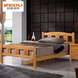 特价橡木儿童床1.5/1.2米单双人床高档婚床现代中式简约全实木床