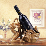 创意欧式家居装饰品摆件红酒架葡萄酒架客厅酒柜玄关酒瓶架摆设品