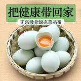 苏北正宗农家散养绿壳鸡蛋新鲜纯天然生态土鸡蛋30枚礼盒装草鸡蛋