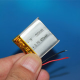 3.7v锂电池聚合物503030记录仪电子狗插卡音箱无线耳机450mAh包邮