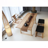 古木生花原创实木新中式茶桌茶楼桌椅组合禅意茶桌简约小户型家具