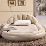 充气床 超大豪华圆形充气床垫 靠背气垫床 双人充气床 1.5米宽