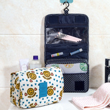 居家家 印花旅行化妆品收纳包洗漱包 便携大容量防水收纳袋化妆包