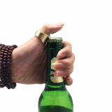 剑杰雕刻黄铜戒指开瓶器时尚指环纯铜起瓶器啤酒启瓶器创意开瓶盖