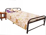钢木折叠实木床单人床80CM 1米双人床1.2儿童床折叠床杉木床