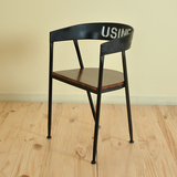 铁艺欧式圆形小吧台方形小台桌铁艺椅子吧台椅餐椅老板椅子高脚椅