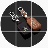 2015新款本田奥德赛 专用遥控器套汽车改装车用真皮钥匙包壳配件