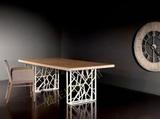 会议桌简约现代实木办公桌老板桌美式工业风格方形电脑桌餐桌