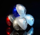 Q8水晶魔法球无线蓝牙音箱 LED闪灯插卡音响低音炮 带遥控FM收音