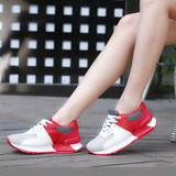 春夏韩版潮休闲鞋女跑步鞋学生透气网面气垫鞋女运动鞋旅游鞋单鞋