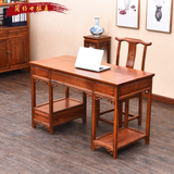 全实木明清仿古 中式红木 南榆木家具 简单电脑桌 办公桌特价
